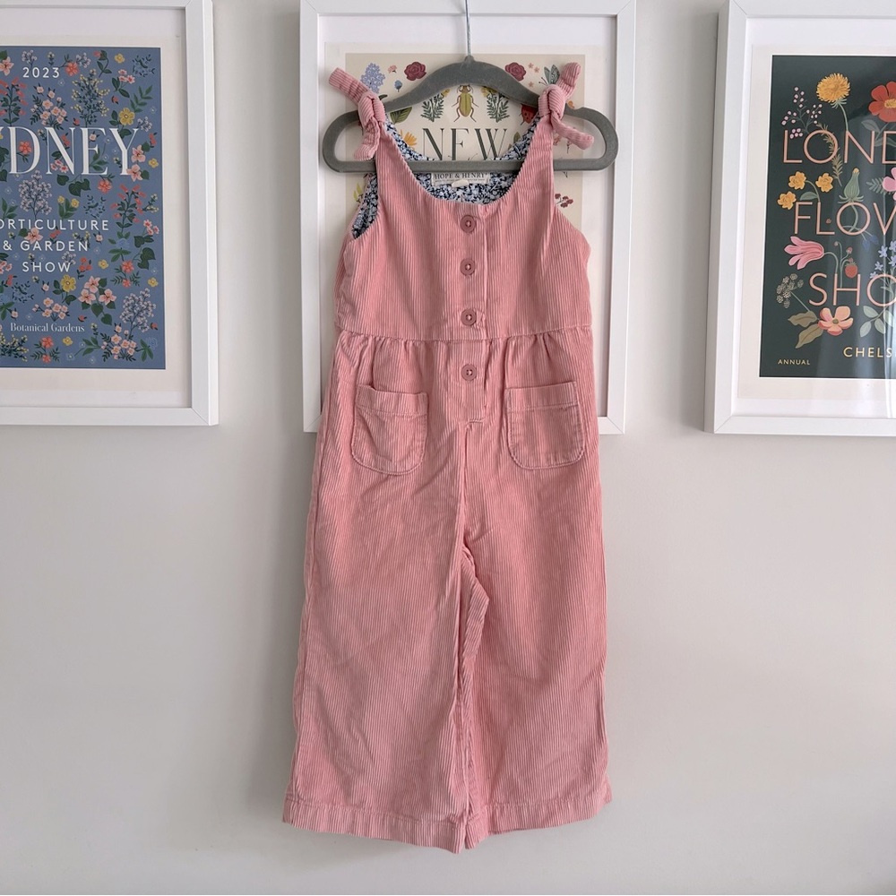 Hope & Henry Pink Corduroy Jumpsuit Overalls, 2T 🌸